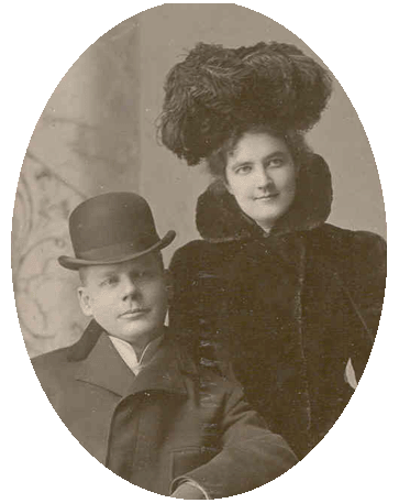 R.M. and Kate (Wegg) Anderson, April 1901