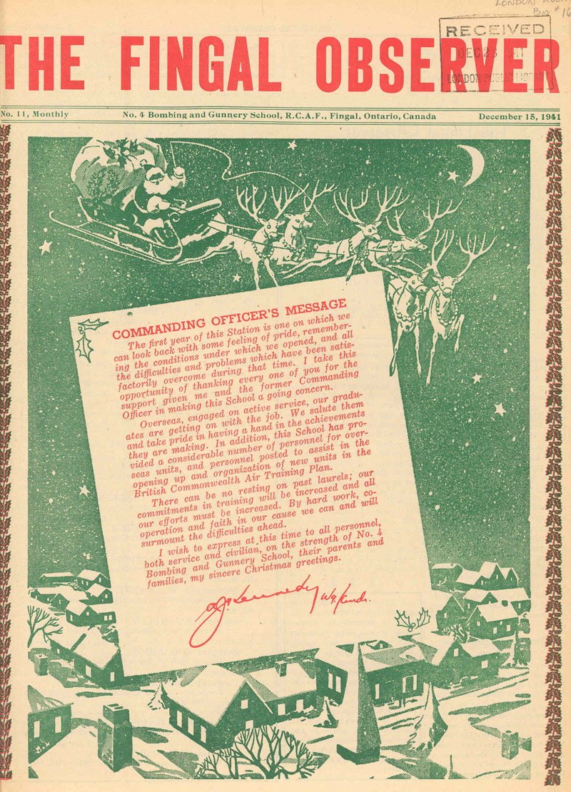 Fingal Observer: Dec 15, 1941