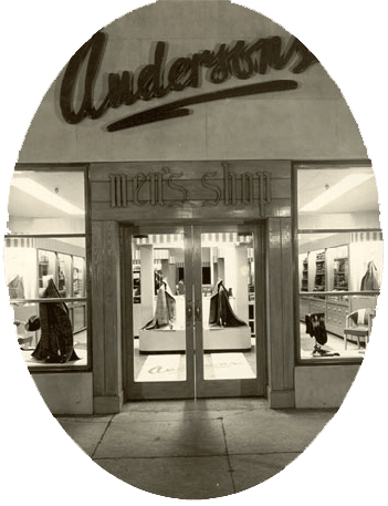 Men's Shop entrance, 1960s