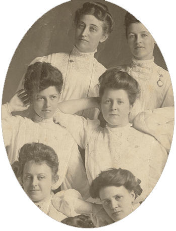 Ladies staff, 1906