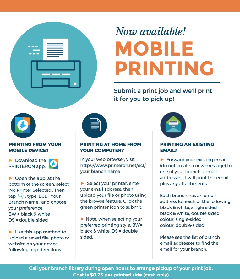 Mobile Printing Now Available Elgin County