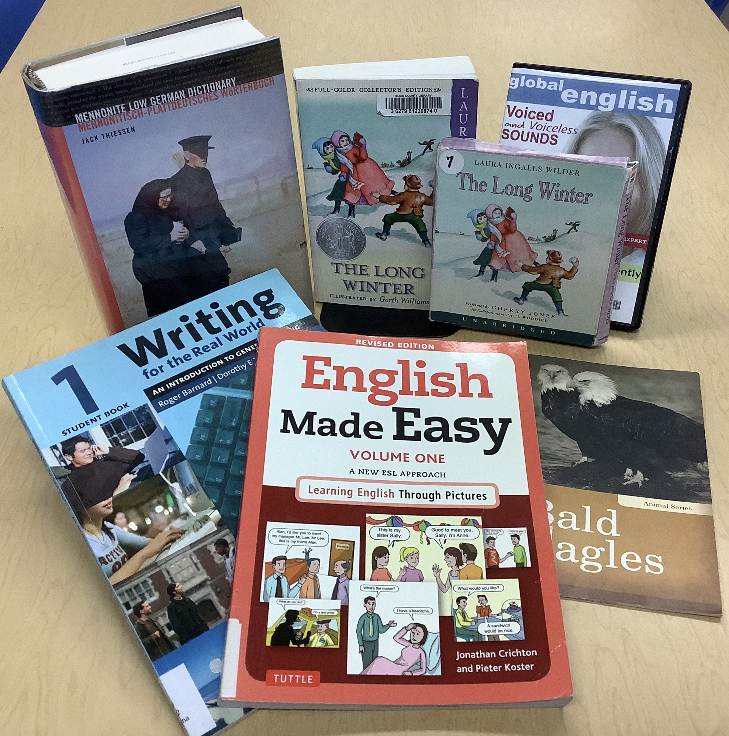 some English-as-a-second-language materials
