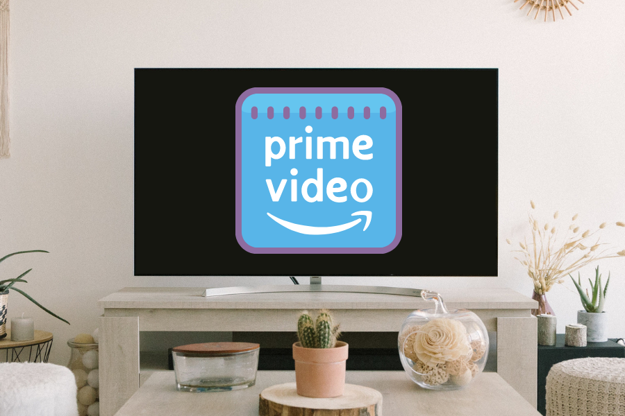 TV Screen with Prime Video Logo