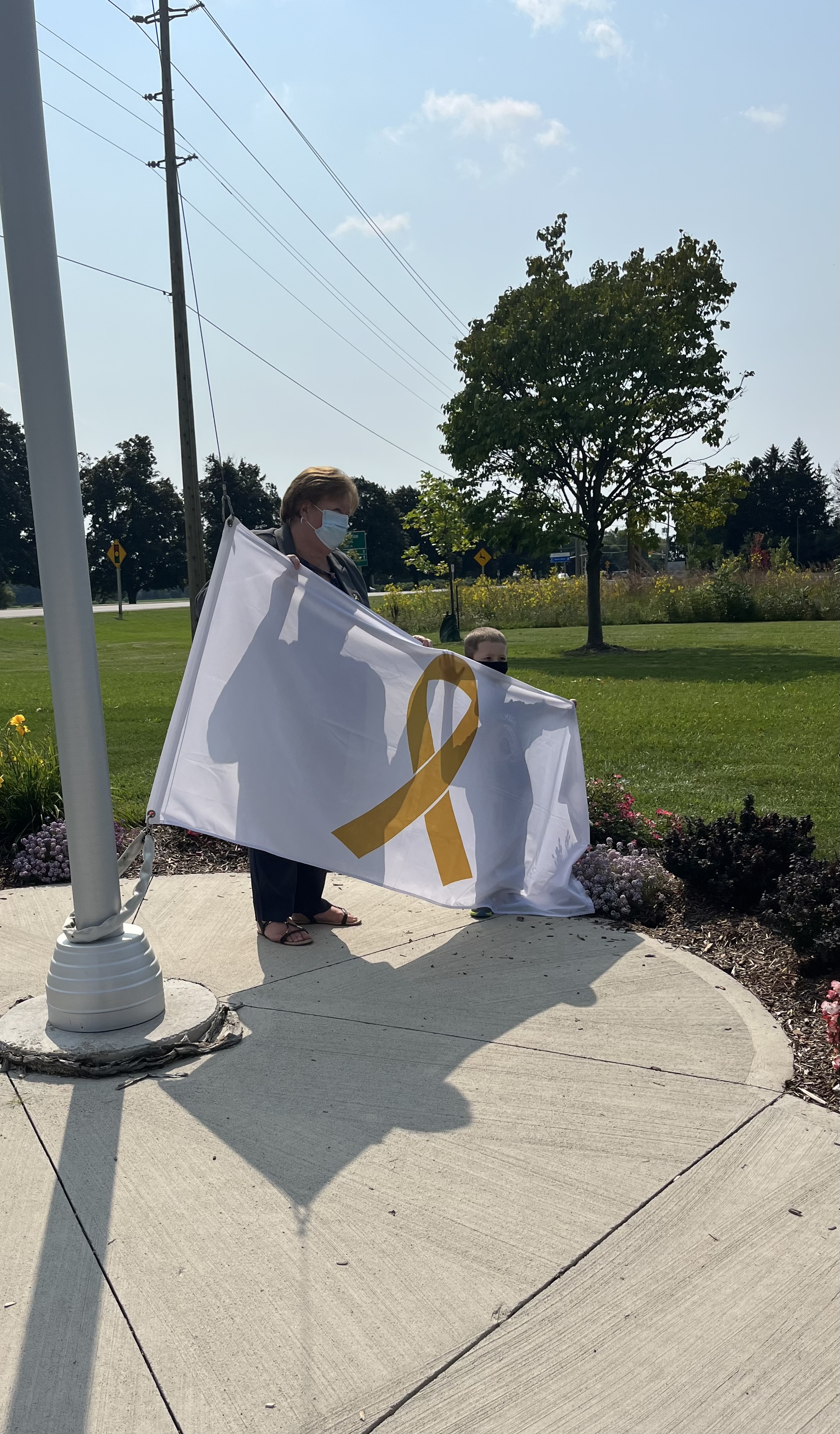 Child Cancer Awareness Flag Raising