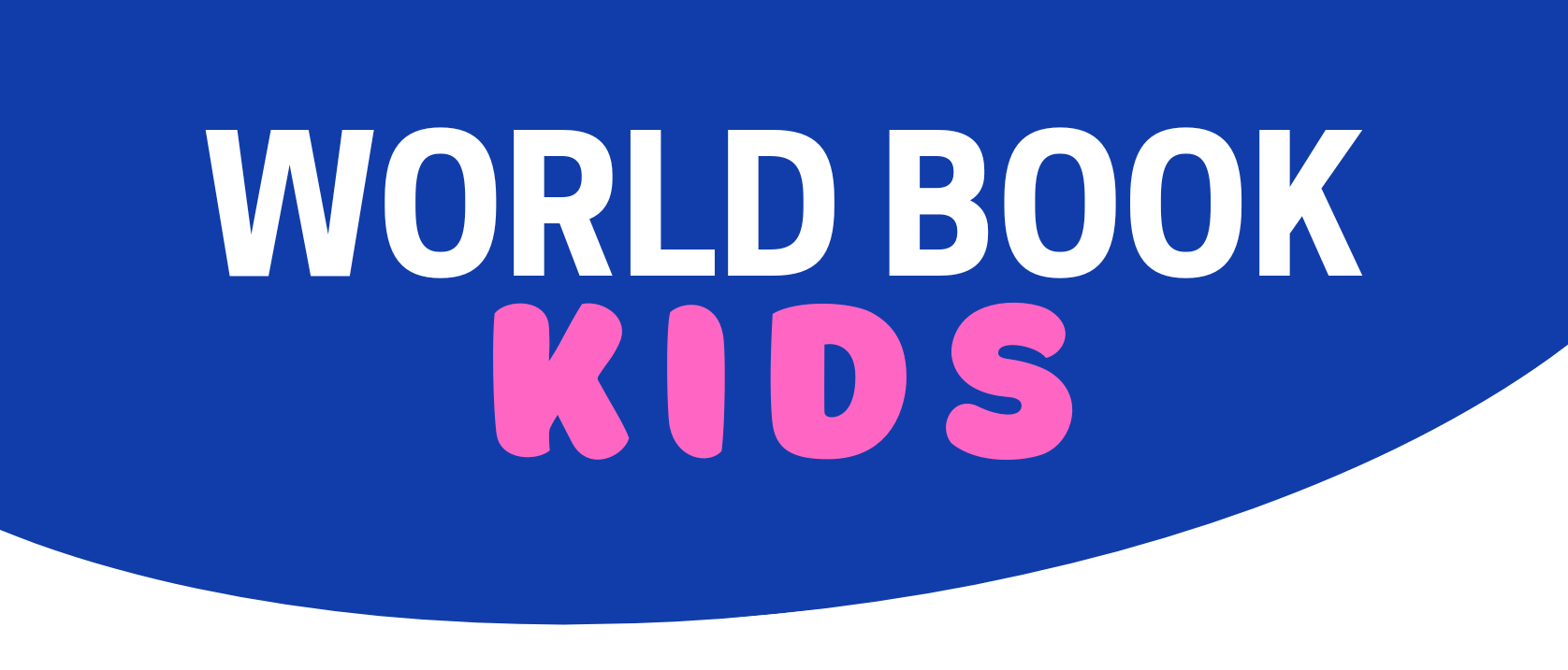 World Book Kids on blue background