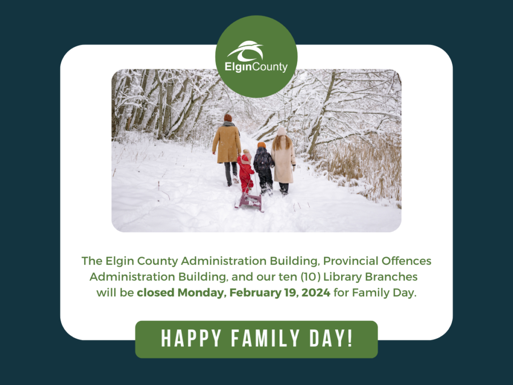Family Day Closure Notice